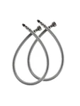 Piece 12 Inches Long Faucet Supply Lines Braided Stainless Steel Hose 3/8 Comp. Fixed Price $13.00.