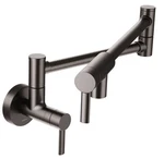 Moen Modern Wall Mount Pot Filler Black Stainless Steel S665BLS. Fixed Price $500.00.