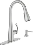 Moen 87014SRS Essie Kitchen Faucet Spot Resist Stainless Pulldown High Arc New. Fixed Price $99.99.
