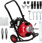 Electric Drain Clean Machine Auger 370W 100'LONG 1/2" Solid Steel Cable. Fixed Price $378.93.