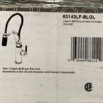 Brizo 63143LF-BLGL Litze Dual Jointed Articulating Arm Pre-rinse Pull-down Kitch. Fixed Price $850.00.
