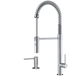 Karran Usa KKF220SD35 Bluffton 1.8 Gpm Hole Kitchen Faucet - Chrome. Fixed Price $203.53.