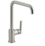 Kohler K-7507-VS Purist Kitchen Sink Swivel Swing Spout Faucet Stainless New. Fixed Price $398.00.