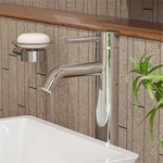 Pemberly Row Tall Polished Chrome Single Lever Bathroom Faucet. Fixed Price $197.57.