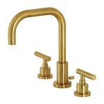 Kingston Brass Manhattan Widespread Bathroom Faucet With Pop Up. Fixed Price $347.72.