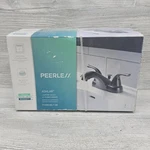 Peerless Ashlar Oil Rubbed Bronze 2-HANDLE Bathroom Faucet W/ Pop Up Drain. Fixed Price $27.99.