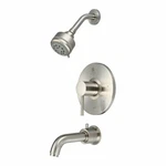 Pioneer 4MT110T-BN Single Handle Tub Shower Trim Set Pvd Brushed Nickel Fini. Fixed Price $86.99.