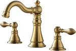 Derengge 8 Inch Two-handle Widespread Bathroom Faucet With Pop Up Drain, Brushed. Fixed Price $96.77.