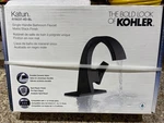 Kohler Katun Single Or 4" Centerset 1-HANDLE Bath Faucet (black) K-R78037-4D-BL. Fixed Price $109.90.