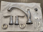 Delta Linden T2794-SS Deck Mounted Roman Tub Faucet Trim Stainless. Fixed Price $129.99.