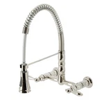 Kingston Brass GS124.AL Heritage 1.8 Gpm Wall Mounted Bridge Pull - Nickel. Fixed Price $649.97.