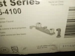 Pfister G135-4100 Pfirst Series Kitchen Faucet With Sidespray Polished Chrome. Fixed Price $45.00.