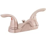 Premier Westlake 4 In. Nickel Centerset 2-HANDLE Bathroom Faucet/brass Pop-up. Fixed Price $22.00.