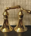 Kohler Devonshire 394-4-PB Polished Brasd Finish Handles Only Never Installed. Fixed Price $79.99.