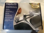 Aqualife Two Handle Washerless Kitchen Faucet 0443000LF. Fixed Price $48.00.