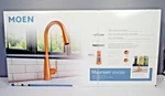 Moen Maureen 87493BG Brushed Gold 1 Handle High Arc Pulldown Kitchen Faucet-new. Fixed Price $99.97.