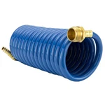 Recpro Rv Exterior Shower Hose 15' Blue Coiled Optional Flexible Quick. Fixed Price $34.63.