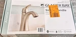 Glacier Bay Arnette Bathroom Faucet Single-lever Handle Brushed Nickel. Fixed Price $25.16.