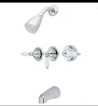 Kingston Brass Victorian KB231PL Tub And Shower 5-INCH Spout Chrome Finish. Fixed Price $99.99.