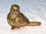 Sparrow Gold Lustre Vintage Bird Antique Victorian Ornament Figurine Brass. Fixed Price $40.77.