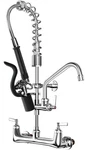 21" Height-commercial Kitchen Sink Faucet With Sprayer-jzbrain Wall Mount. Fixed Price $135.00.