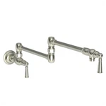 Newport Brass 2470-5503/15S Jacobean Pot Filler Wall Mount Satin Nickel Pvd. Fixed Price $1299.90.