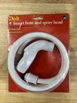 4' Faucet Hose And Spray Head White. Fixed Price $14.99.