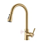 Touchless Kitchen Faucet Pull Down Sprayer Motion Sensor Gold GM1102G Gimili. Fixed Price $209.99.