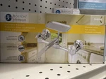 New Boston Harbor 2448744 Chrome 8" Center Wall Mount Kitchen Faucet & Soap Dish. Fixed Price $89.99.