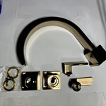 Delta Vero Deck Mounted Roman Tub Filler Trim Model: T2753-CZ Champagne Bronze. Fixed Price $285.00.