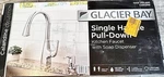 Glacier Bay Calandine 1-HANDLE Pull-down Sprayer Kitchen Faucet W/ Soap Chrome. Fixed Price $46.95.