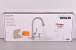 Kohler Elmbrook Pull-down Faucet & Soap Dispenser Vibrant Stainless R22968-SD-VS. Fixed Price $103.99.