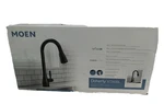 Moen 87260BL Doherty Single Handle Pull-down Sprayer Kitchen Faucet Matte Black. Fixed Price $111.23.