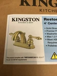 Kingston Brass KB561ALAC Restoration 4 In. Centerset Bathroom Faucet Polished. Fixed Price $74.00.