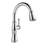 Delta Cassidy Single Handle 9197-PR-DST Pull-down Kitchen Faucet Open Box. Fixed Price $235.00.