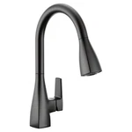 Cleveland Faucet Slate Matte Black High Arc Pulldown Kitchen 76160BL. Fixed Price $189.99.