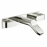 Axor 11043831 Urquiola Wall-mounted Faucet Baseplate, Polished Nickel. Fixed Price $825.00.