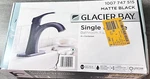 Glacier Bay Arnette Hole Single-handle Bathroom Faucet Matte Black. Fixed Price $27.97.