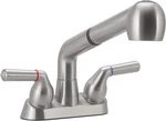 Utility Sink Faucet, Laundry Room With Pull Out Sprayer, Tub Abs. Fixed Price $58.93.