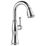 Delta Cassidy Pull-down Bar/prep Faucet Lumicoat Chrome-certified Refurbished. Fixed Price $328.24.