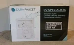 Dura Faucet DF-SA170-WT Rv Exterior Shower White. Open Box.. Fixed Price $60.00.