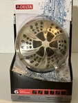 Delta Spot Shield Shower Head Spray Settings Brushed Nickel 75661DSN. Fixed Price $14.47.