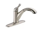Delta Grant Single-handle Pull-out Sprayer Kitchen Faucet Stainless Steel. Fixed Price $99.90.