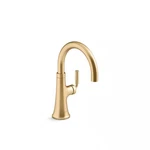 Kohler Tone Swing Spout Bar Faucet Brushed Gold 23767-2MB. Fixed Price $454.26.