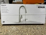 Kohler Easmor Single-handle Pull Down Sprayer Kitchen Faucet Vibrant Stainless. Fixed Price $119.91.