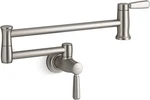 Kohler Traditional Wall Mount Pot Filler Vibrant Stainless K-35744-VS Brand New. Fixed Price $517.96.