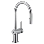 Moen Chrome Cia Motionsense Wave Sensor Touchless One Handle Pulldown Kitchen. Fixed Price $326.56.