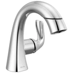 Delta Arvo 1 Hole Pull Down Bathroom Faucet With Sprayer Chrome Single. Fixed Price $78.50.