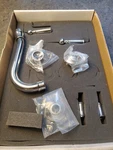 Newport Brass 3-2475/26 Jacobean Wall Mount Tub Filler Polished Chrome. Fixed Price $250.00.