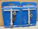 New Lot Of 2 Plumb Shop Faucet Reamer Reseating Kit For 1/4 3/8 Washers. Fixed Price $20.00.